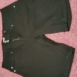 Black shorts